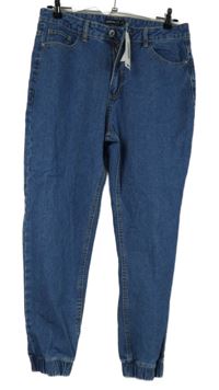 Nové - Dámské modré kotníkové rifle Boohoo