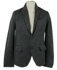 Pánské šedé pruhované teplákové sako Tom 