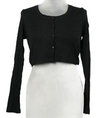 Dámské tmavošedé žebrované bolerko Primark