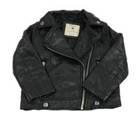 Černá koženková bunda zn. Primark