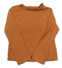 Oranžové triko s volánkem Next