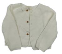 Bílý propínací svetr Primark