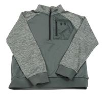 Šedo-melírovaná funkční mikina Under Armour