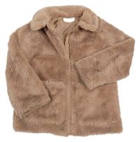 Starorůžová kožešinová podšitá bunda H&M