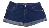 Tmavomodré riflové kraťasy Denim Co.