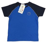 Modro-tmavomodré sportovní tričko Topolino