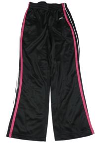 Černé sportovní kalhoty s proužky Donnay