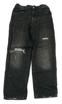 Černé rifle s prošoupáním Zara 