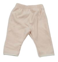 Broskvové fleecové kalhoty Ergee