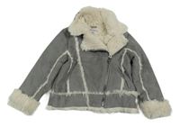 Šedý semišový zateplený křivák M&S