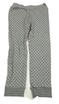 Béžovo-khaki hvězdičkované pyžamové kalhoty