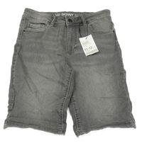 Nové - Šedé riflové kraťasy Denim Co. 