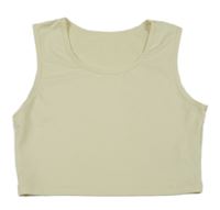 Smetanový crop top Shein 