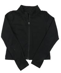 Černá propínací sportovní mikina s rolákem H&M