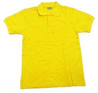 Tmavožluté polo tričko DRAGON