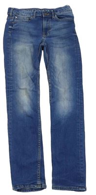 Modré skinny fit rifle H&M