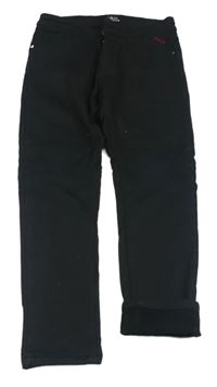 Černé melírované thermo kalhoty F&D