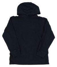 Tmavomodrá melírovaná mikina s kapucí Next