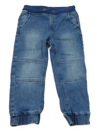 Modré cuff rifle s úpletovým pasem Lily & Dan