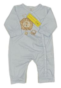 Nové - světlemodrý overal se sloníkem SHEIN