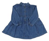 Modré cargo riflové šaty miniclub