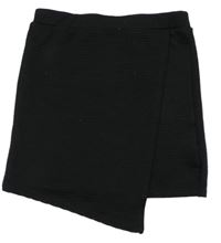 Černá žebrovaná sukně BIZZY