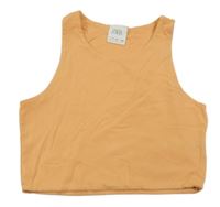 Oranžový crop top ZARA