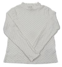 Smetanovo-zlatý puntíkatý rolák H&M