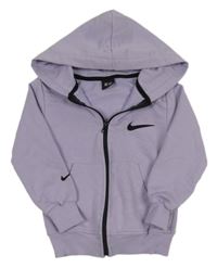 Lila propínací mikina s kapucí Nike