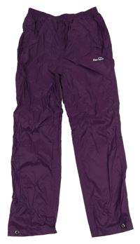 Švestkové šusťákové nepromokavé funkční kalhoty Peter Storm