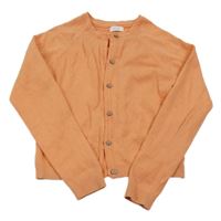 Oranžový propínací svetr Next