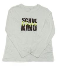 Smetanové triko s nápisem C&A