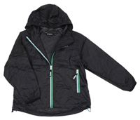 Černá šusťáková nepromokavá funkční bunda s kapucí CMP