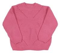Růžový svetr F&F