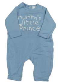 Světlemodrý overal s nápisem C&A