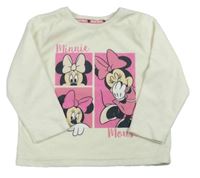 Smetanové plyšové triko s Minnie Primark