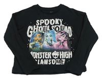 Černé triko s Monster High 