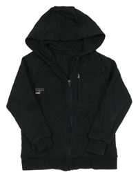 Černá propínací mikina s kapucí George