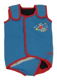 Modré neoprenové body s obrázkem Zoggs