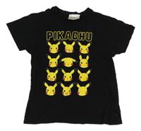 Černé tričko s Pikachu 