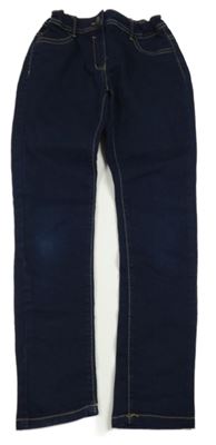 Tmavomodré skinny rifle C&A