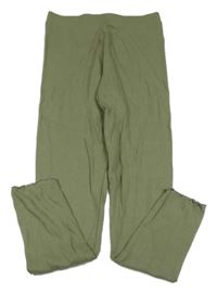 Khaki žebrované legíny Primark
