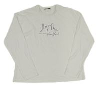 Bílé triko s nápisem a potiskem George