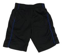 Černo-modré sportovní kraťasy Pocopiano