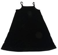 Černé sametové šaty Y.F.K.