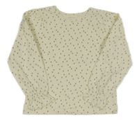 Smetanovo-šedé květované triko Manor 