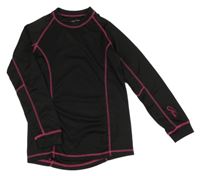 Černo-růžové funkční triko 