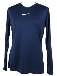 Pánské tmavomodré sportovní funkční triko Nike 