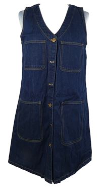 Nové - Dámské tmavomodré riflové košilové šaty Nobody´s Child 