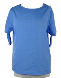 Dámská blankytně modrá halenka s mašlemi Peacocks 